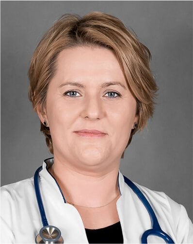 lek. Monika Więckiewicz specjalista endokrynologii, specjalista chorób wewnętrznych